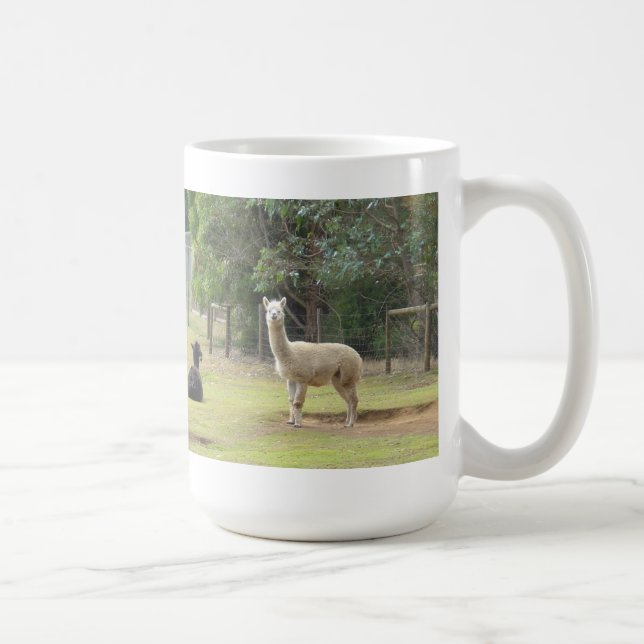 Caneca De Café Alpaca adorável (Direita)