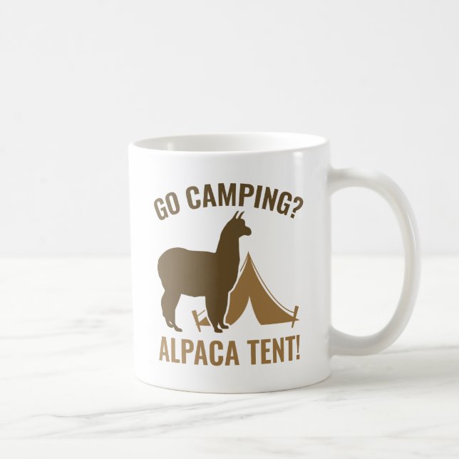 Caneca De Café Alpaca Tent (Direita)