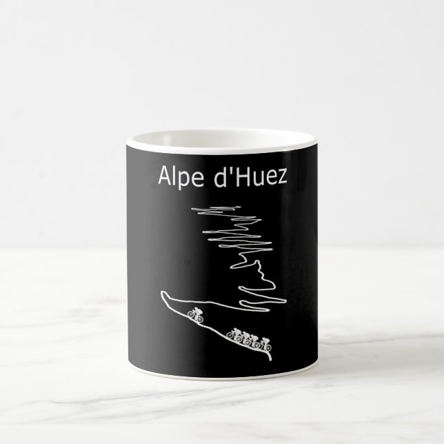 Caneca De Café Alpe d Huez em França design para homens e mulhere (Centro)