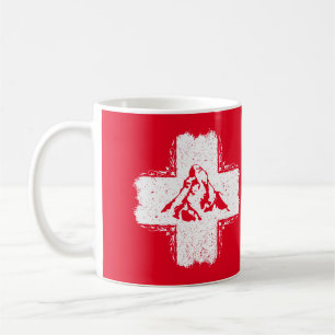 Caneca De Café Alpes Suíços Matterhorn - Suiça