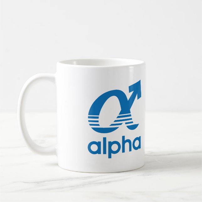 Caneca De Café Alpha original (Esquerda)
