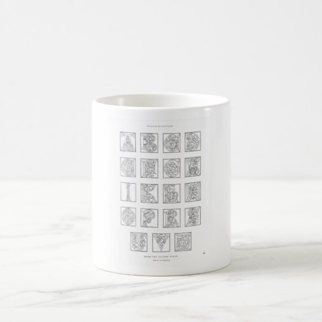 Caneca De Café Alphabet Mug (Centro)