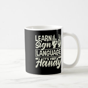 Caneca De Café Alphabet Teacher American Sing Language É Muito H