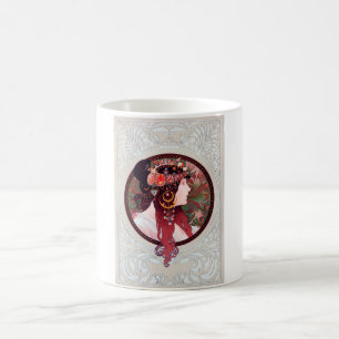 Caneca De Café Alphonse Mucha