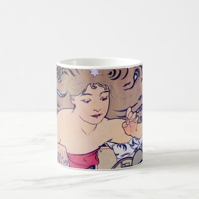 Caneca De Café Alphonse Mucha (Centro)