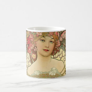 Caneca De Café Alphonse Mucha - Art Nouveau Master