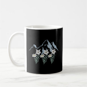 Caneca De Café Alps de Suiça Edelweiss Basket Alpino