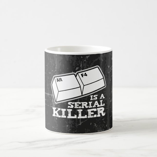 Caneca De Café Alt F4 É Um Assassino Serial (Centro)