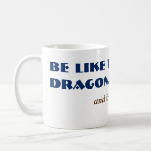 Caneca De Café Alt Funny Dragon Fart Piada Mística Mística