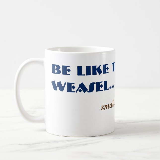 Caneca De Café Alt Funny Weasel Woodland Animal (Esquerda)
