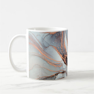 Caneca De Café Alta resolução. Pintura de arte fluida do abstrato