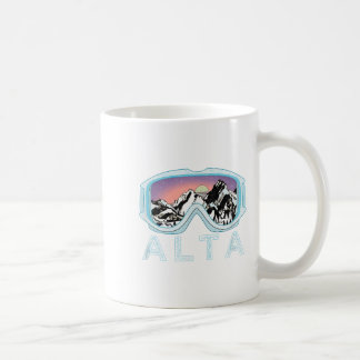 Caneca De Café Alta Ski Design _ Alta, Ut Skiing Neve Gift