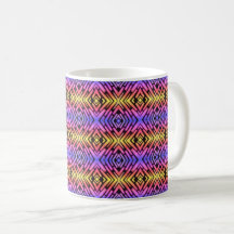 Alta Tecnologia Neon Rosa Roxo Amarelo