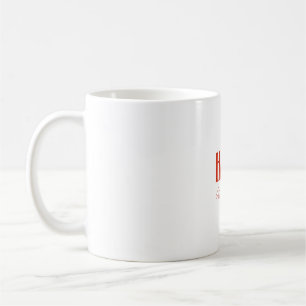 Caneca De Café Alta tensão - Design de energia elétrica em negrit
