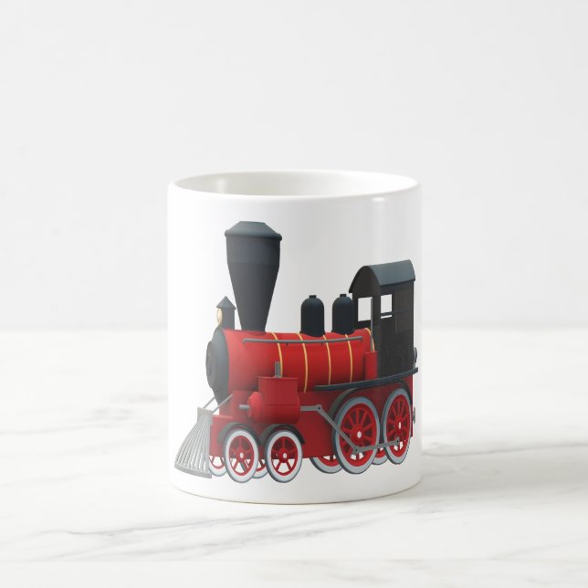 Caneca De Café Alte rote Dampflokomotive  (Centro)