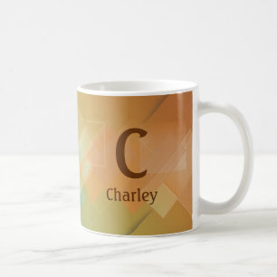 Caneca De Café Alterar o Nome do Adicionar Inicial Verde para Cas