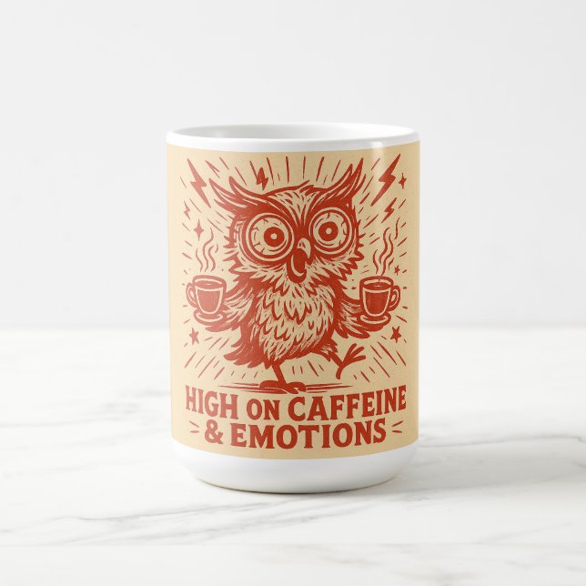 Caneca De Café Alto em Cafeína & Emoções (Centro)