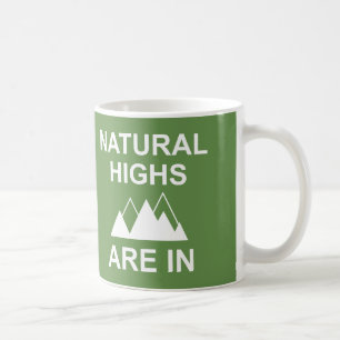 Caneca De Café Altos Naturais Estão Em