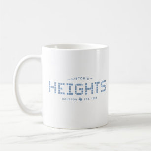 Caneca De Café Altura Telha, Telha Azul (desenho lrgr)