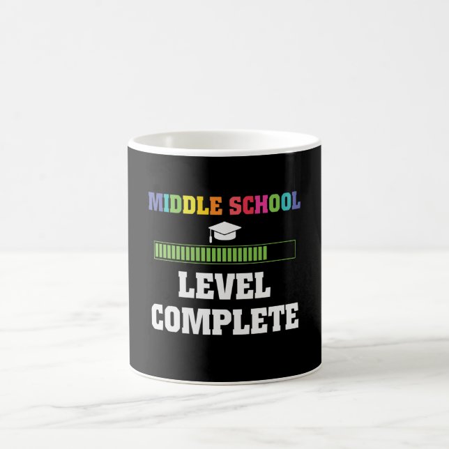 Caneca De Café Aluno Concluiu o Ensino Fundamental (Centro)