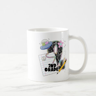 Caneca De Café Aluno Professor Seco da 2ª Série de Volta às Aulas