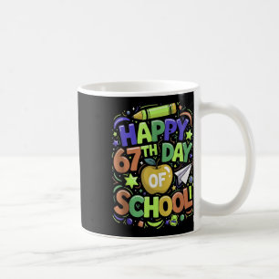 Caneca De Café Aluno Seis Sete Tendência 67 Feliz 67º Dia De Sc