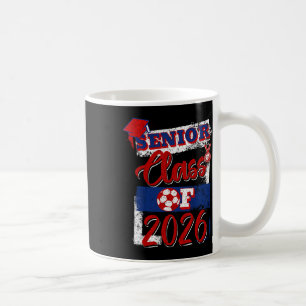 Caneca De Café Aluno sênior de futebol Cl de 2026 Graduado no ens