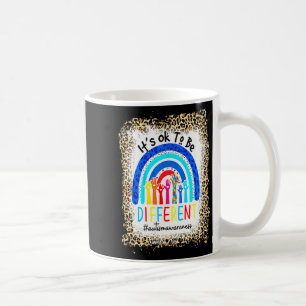 Caneca De Café Alvejado É Ok Para Ser Diferente Conscientização d