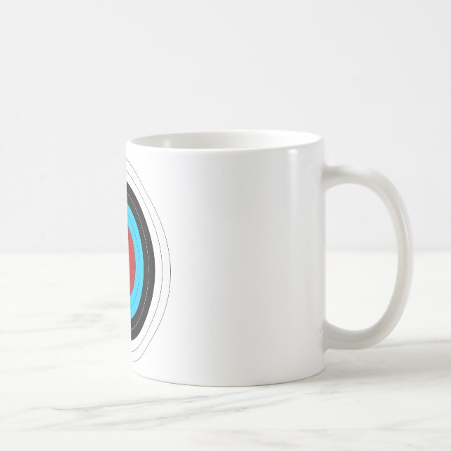 Caneca De Café Alvo do tiro ao arco (Direita)