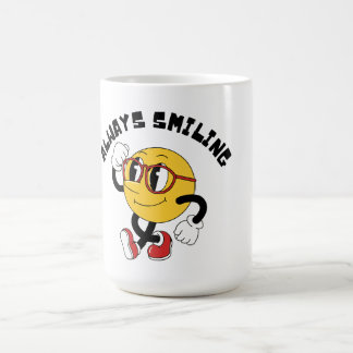 Caneca De Café  Always Smiling Cute Emoji Coffee Mug