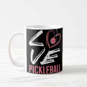 Caneca De Café Ama Pickleball Coração Picle Ball Mulheres Meninas