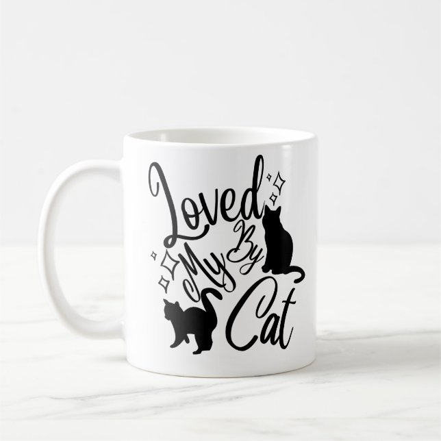Caneca De Café Amado Pelo Meu Gato (Esquerda)