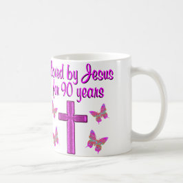 CANECA DE CAFÉ AMADO POR JESUS POR 90 ANOS