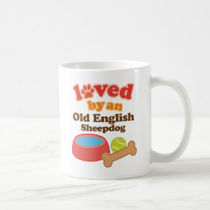Caneca De Café Amado por um Sheepdog inglês velho (raça do cão)