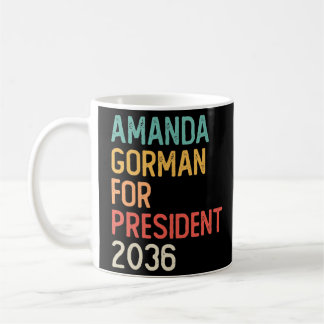 Caneca De Café Amanda Gorman para o Presidente 2036