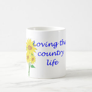 Caneca De Café Amando a vida no campo