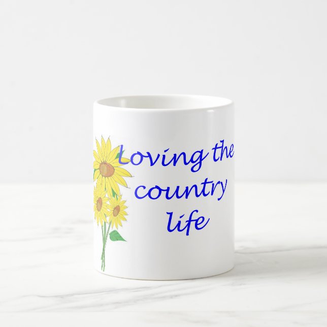 Caneca De Café Amando a vida no campo (Centro)