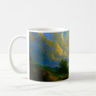 Caneca De Café Amanhecer Impressionista Suave