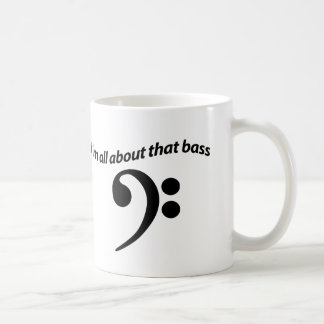 Caneca De Café Amante baixo - você é toda sobre esse baixo