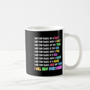 Caneca De Café Amante da leitura engraçada lerá livro em todos os