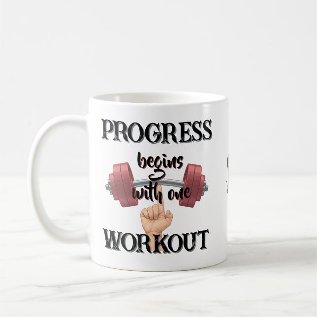 Caneca de Café Amante de Academia e Estilo de Trei (Esquerda)