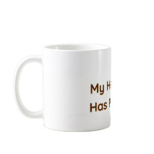 Caneca de Café Amante de Animais Meu Coração Tem P