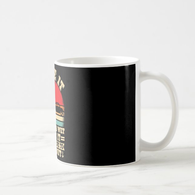 Caneca De Café Amante de Barcos Retro Eu Odeio Quando Eu Tiro Bar (Direita)