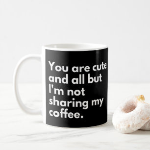 Caneca De Café Amante de Café Colega Engraçado Dizer Moderno