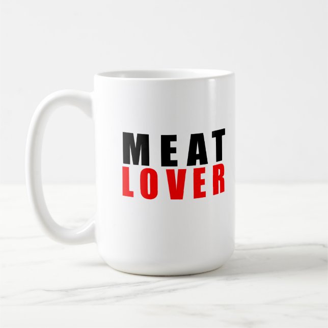 Caneca De Café Amante de carne (Esquerda)