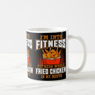 Caneca De Café Amante de Comida de Frango Frito Restaurante Chef