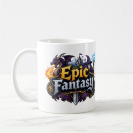 Caneca De Café Amante de Fantasia Épica