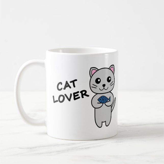 Caneca de Café AMANTE DE GATOS (Esquerda)
