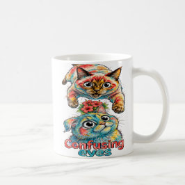 Caneca De Café Amante de Gatos Gato Engraçado Siamês & Charme Cha