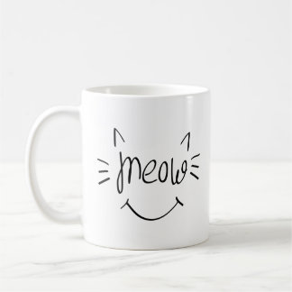 Caneca De Café Amante de Gatos Mia